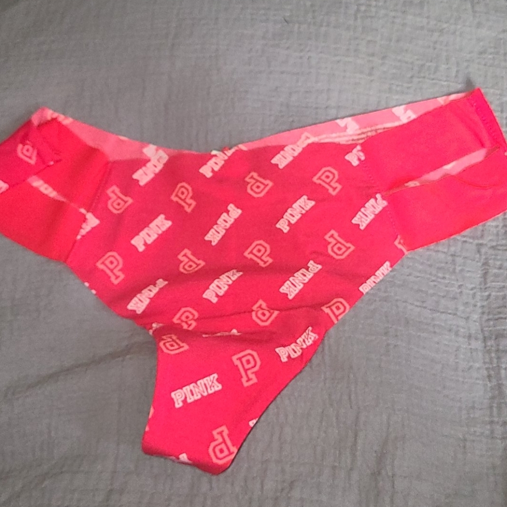 Pink No Show Thong